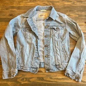 GAP distressed jean jacket